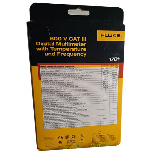 600 V Cat Iii Digital Multimeter With Temperature And Frequency - Accuracy: 100 %