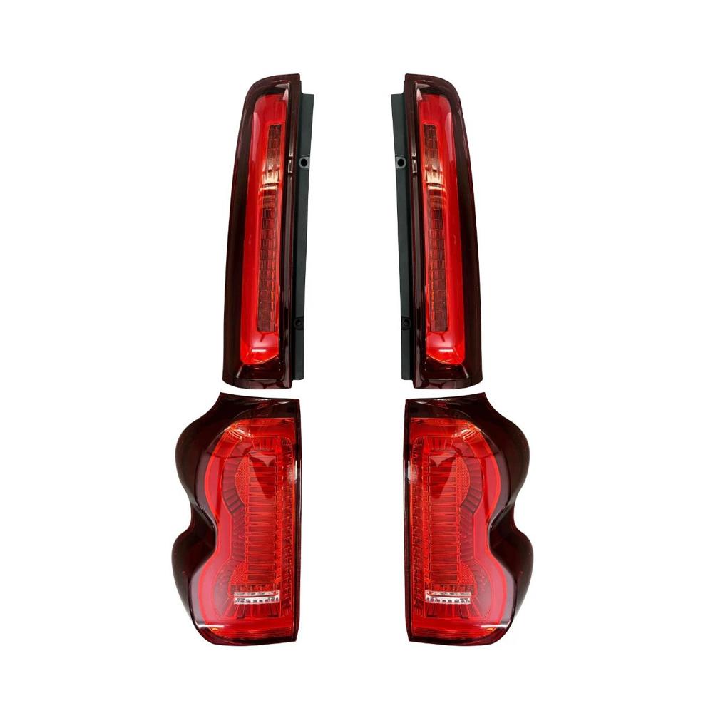 K D Taillight With Piller Light For Mahindra Scorpio Red Led Complete Set - Body Material: Platic