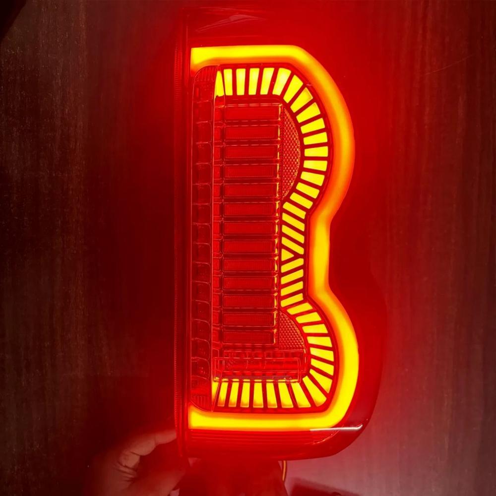K D Taillight With Piller Light For Mahindra Scorpio Red Led Complete Set - Body Material: Platic