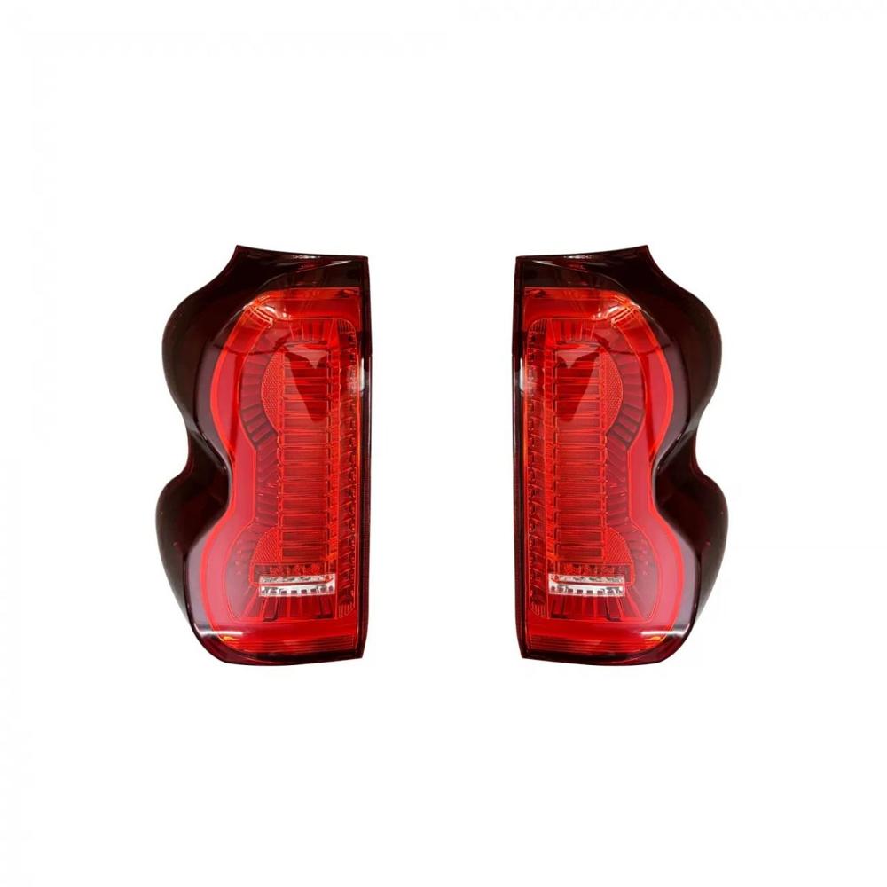 K D Taillight With Piller Light For Mahindra Scorpio Red Led Complete Set - Body Material: Platic