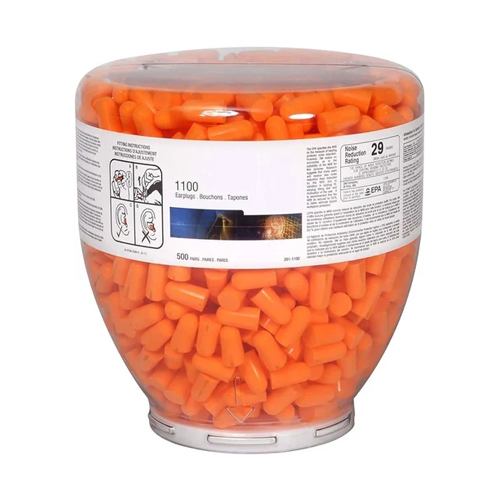 1100 Uncorded Foam Earplug - Color: Orange