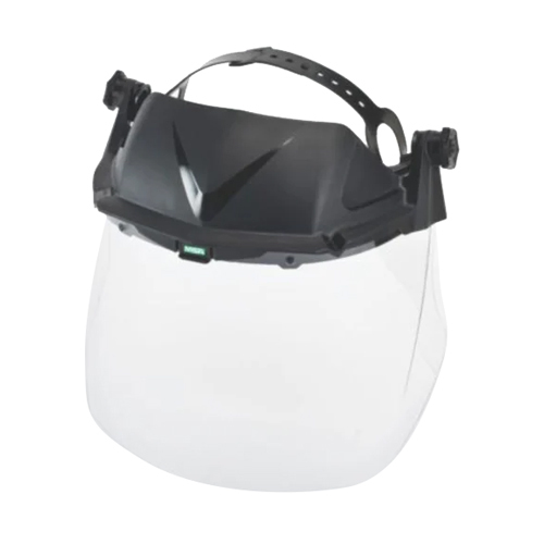 Msa Face Shield - Color: Blue & White