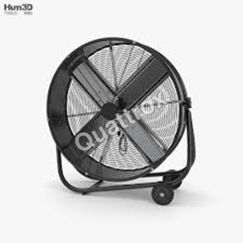Industrial Fan - Color: Black