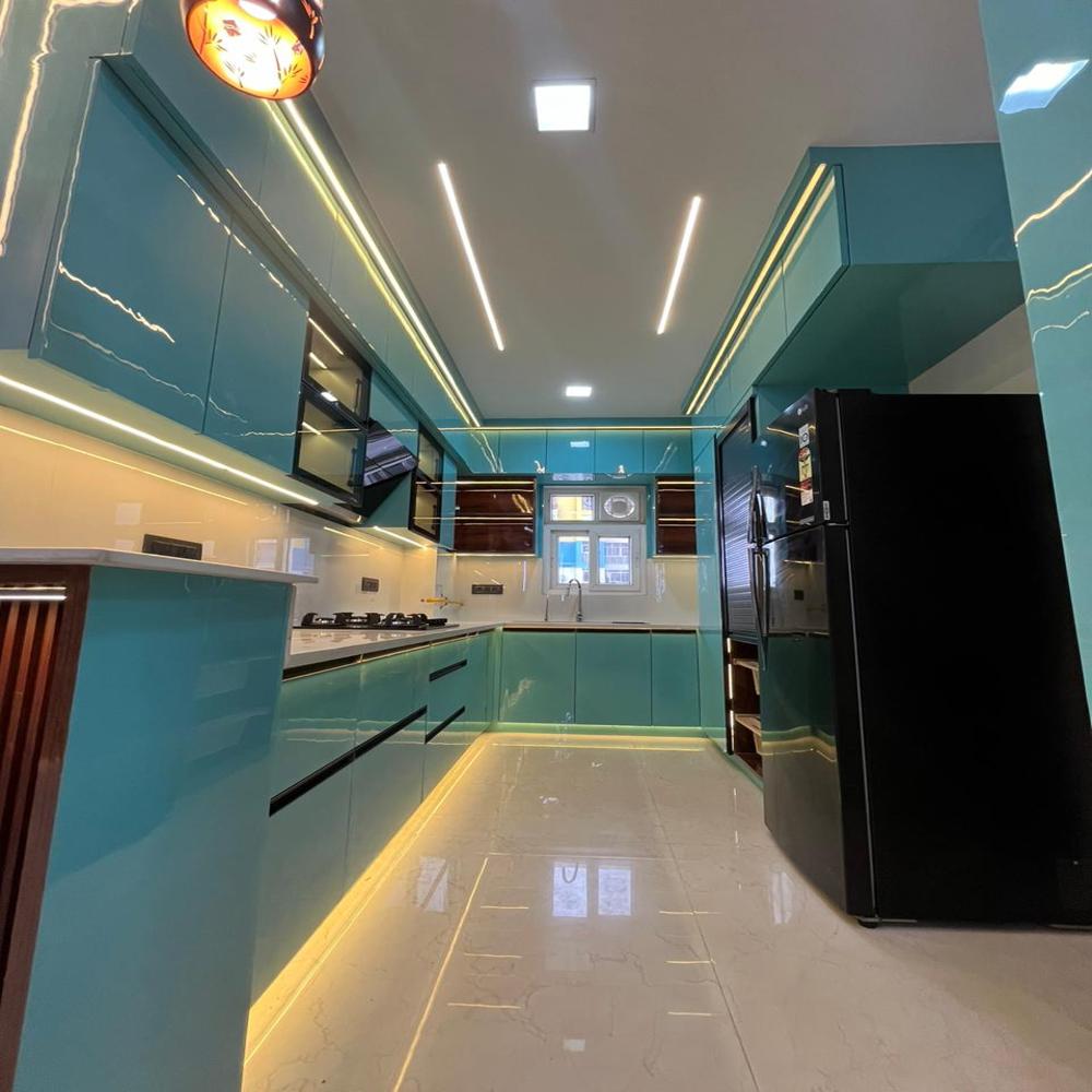 Arcylic Modular Kitchen