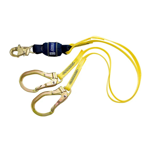 6 Feet Polyester Safety Lanyard - Color: Yellow