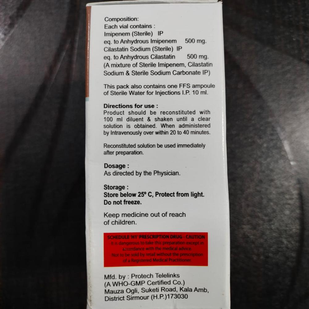 imipenem cilastatin injection