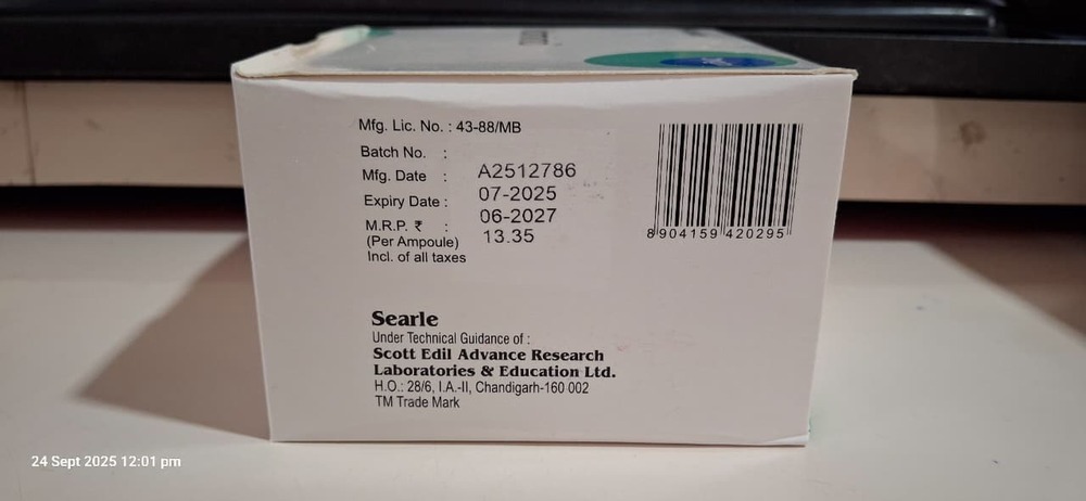 Ondansteron Inj - Drug Type: Injection