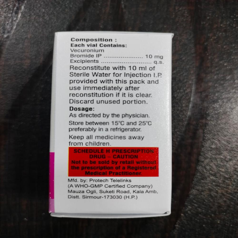 vecuronium bromide injection 10mg