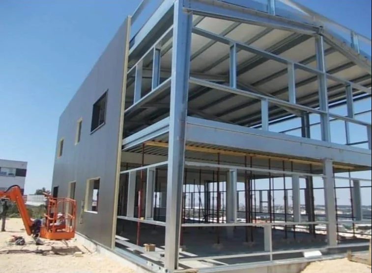 Industrial Steel Structure Building - Color: Gray