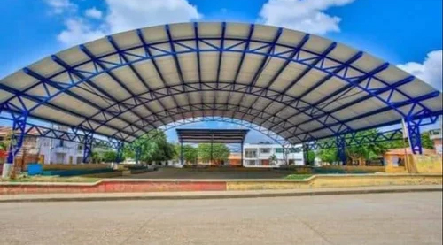 Arch Roof Shade - Material: Color Steel