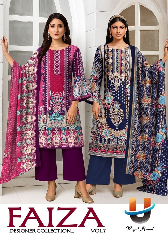 Royal Faiza Vol-7  Dress Material
