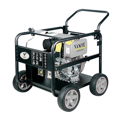 Vhd 350 D Diesel-Powered Cold Water High-Pressure Washer For Industrial Excellence - Color: Black