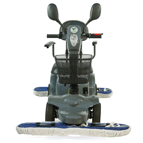 V-Scooty Dry Mopping And Sweeping Machine - Color: Grey
