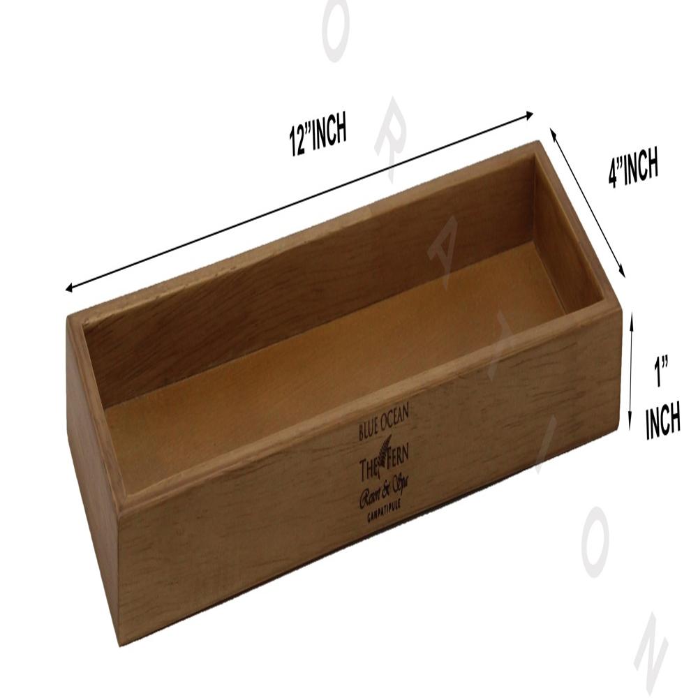 Wooden Serving Tray - Color: Brown
