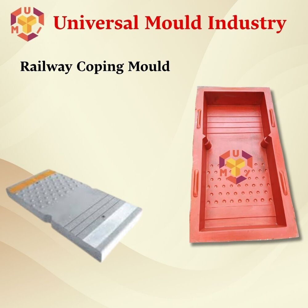Railway Coping Mould - Color: Red