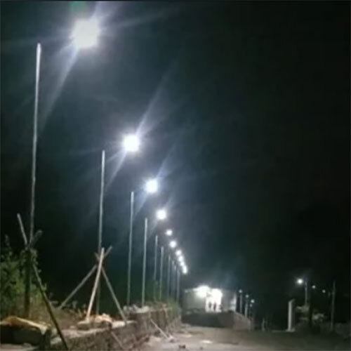 All In One Solar Street Light - Color: Grey