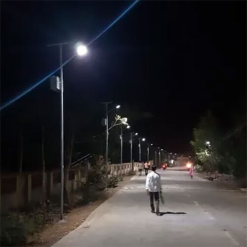 9W Solar Street Light - Color: Grey