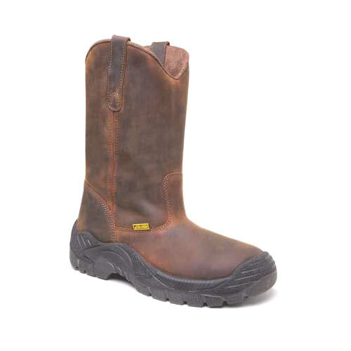 Js-002-Dallas Jama Safety Shoes - Color: Brown