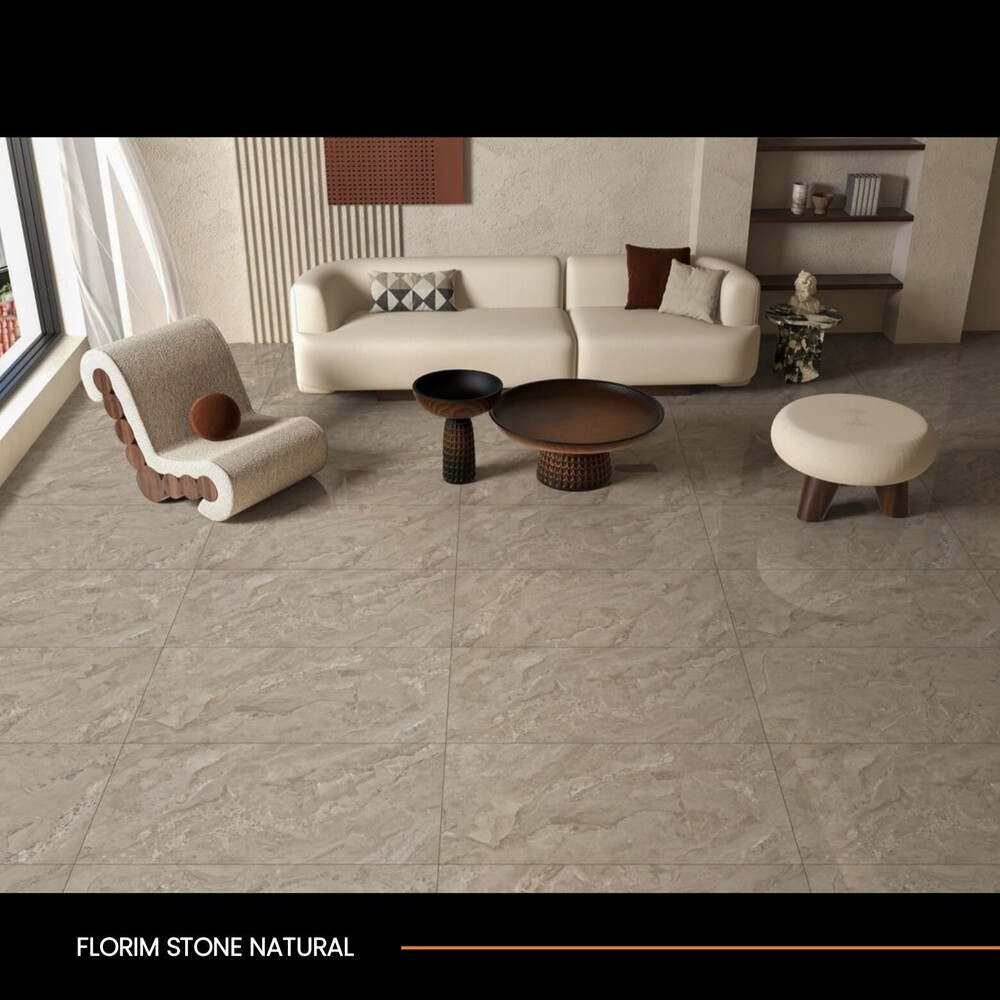 Vitrified Floor Tiles - Color: White