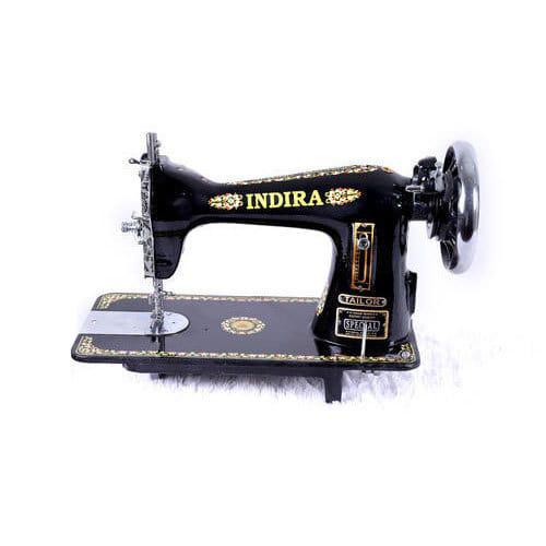 Indira Tailor Model Home Sewing Machine - Color: Black