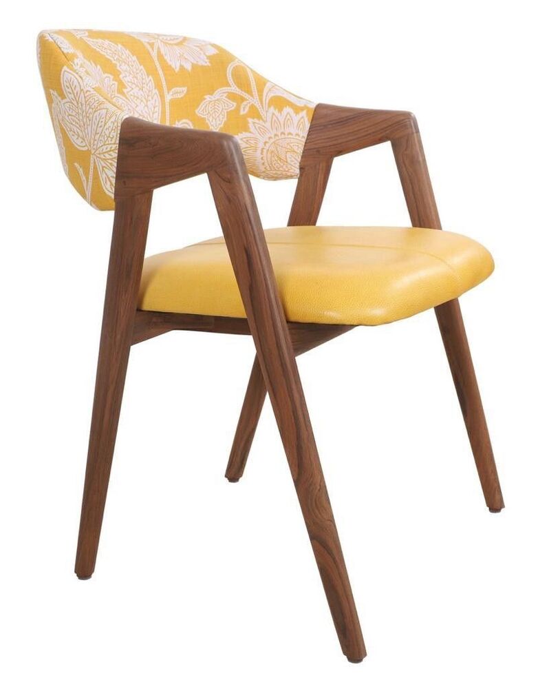 Teak Wood Fancy Wooden Dining Chair, With Cushion