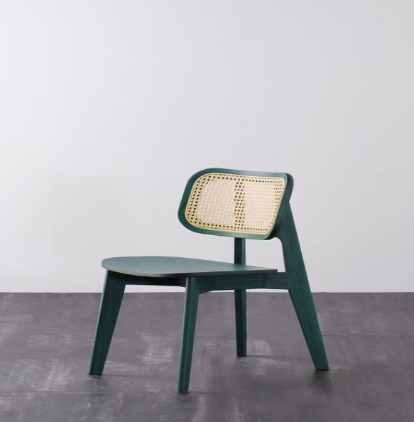 Wooden Restaurant Cafe Cane Chair