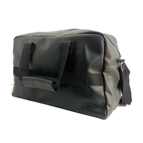 B-286 Black PU Travelling Hand Duffle Bag