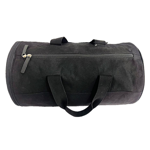 B-266 Black Travelling Canvas Duffle Bag