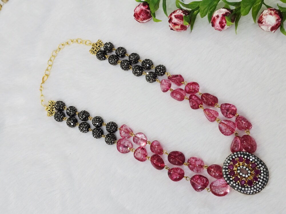 Antique Victorian Fusion Necklace - Design: Elegant
