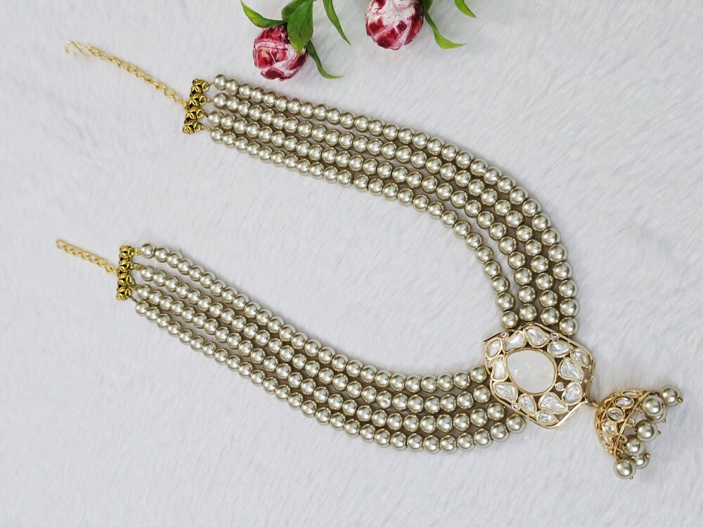 Polki Choker - Color: White
