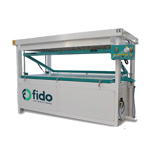 Sheet Vacuum Forming Machine - Color: Silver