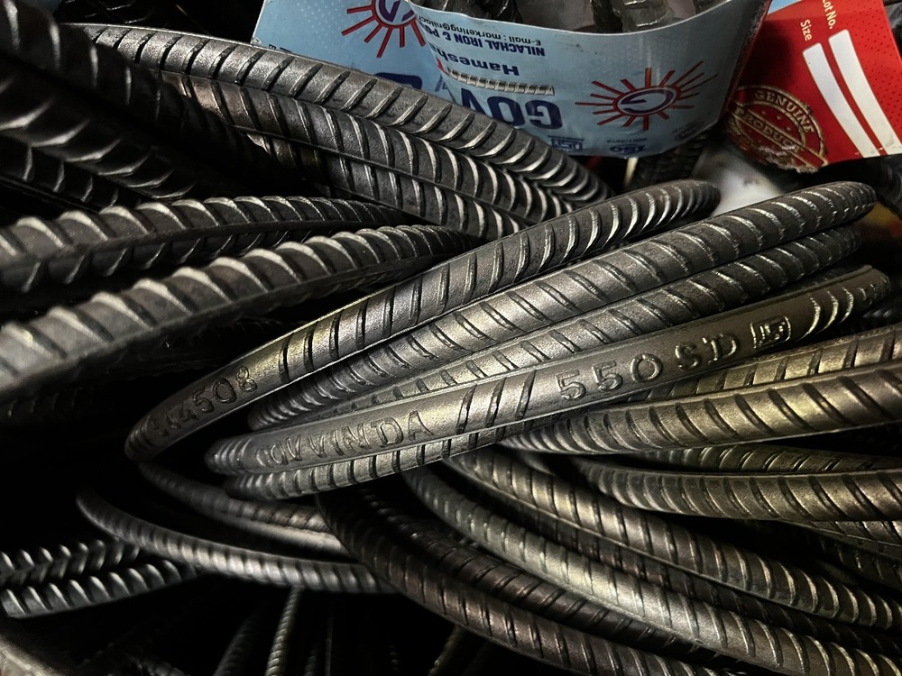 High Grade Steel TMT Rebars