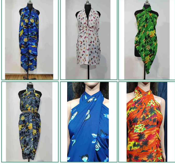 Custom Printed Scarf - Color: Multicolor