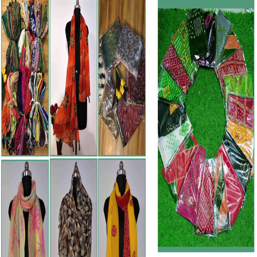 Custom Printed Scarf - Color: Multicolor