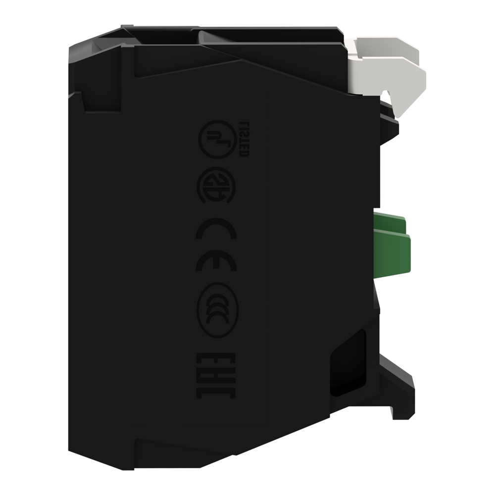 Zbe101-single Contact Block, Silver Alloy, Screw Clamp Terminal, 1 No