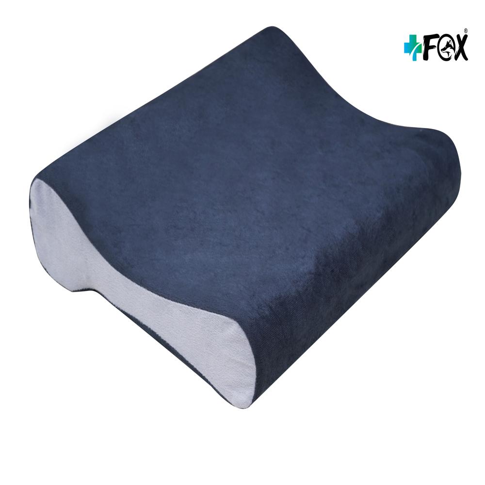 Contoured Cervical Pillow - Color: Navy Blue