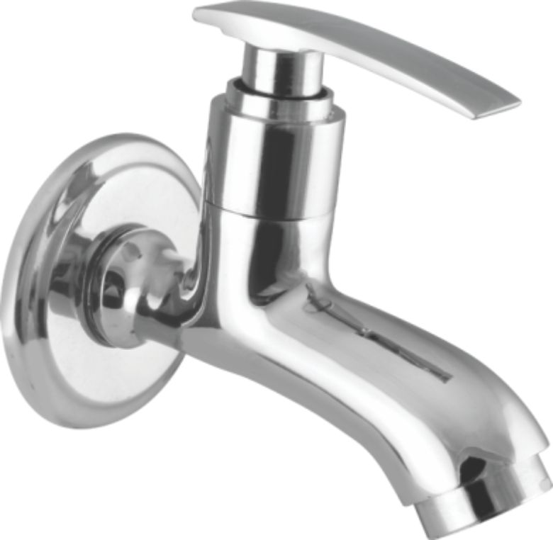 Fish Bib Cock - Brass Material, Custom Size, Glossy Finish, Nickle & Silver Color | Bath Hardware Sets With Round Shape Design