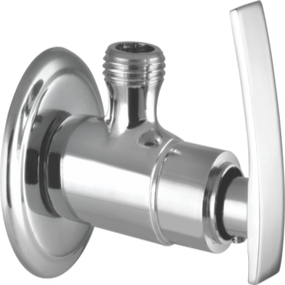 Fish Angle Cock - Brass, Custom Size , Nickel Color, Glossy Finish, Round Shape For Versatile Applications And Elegant Design