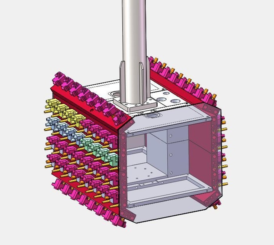 Robotic Spray System With Die Coat Mixing Unit