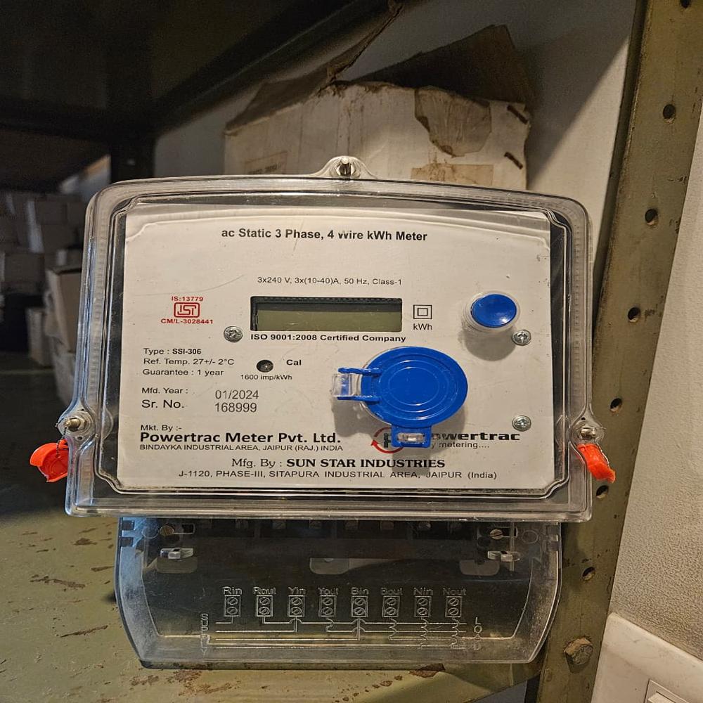 Electronic Energy Meters - Color: White