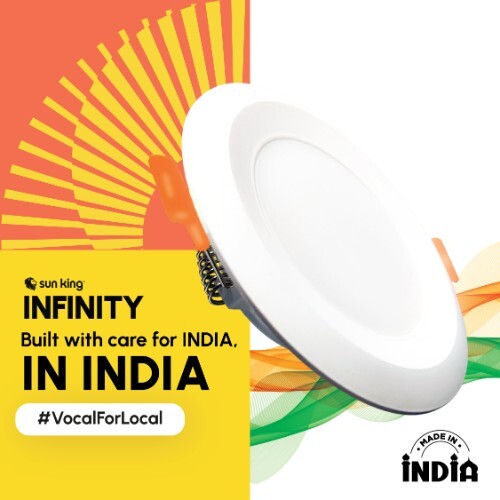 Sun King Energy-Efficient 5W Recessed LED Downlights for Home & Office, Natural White