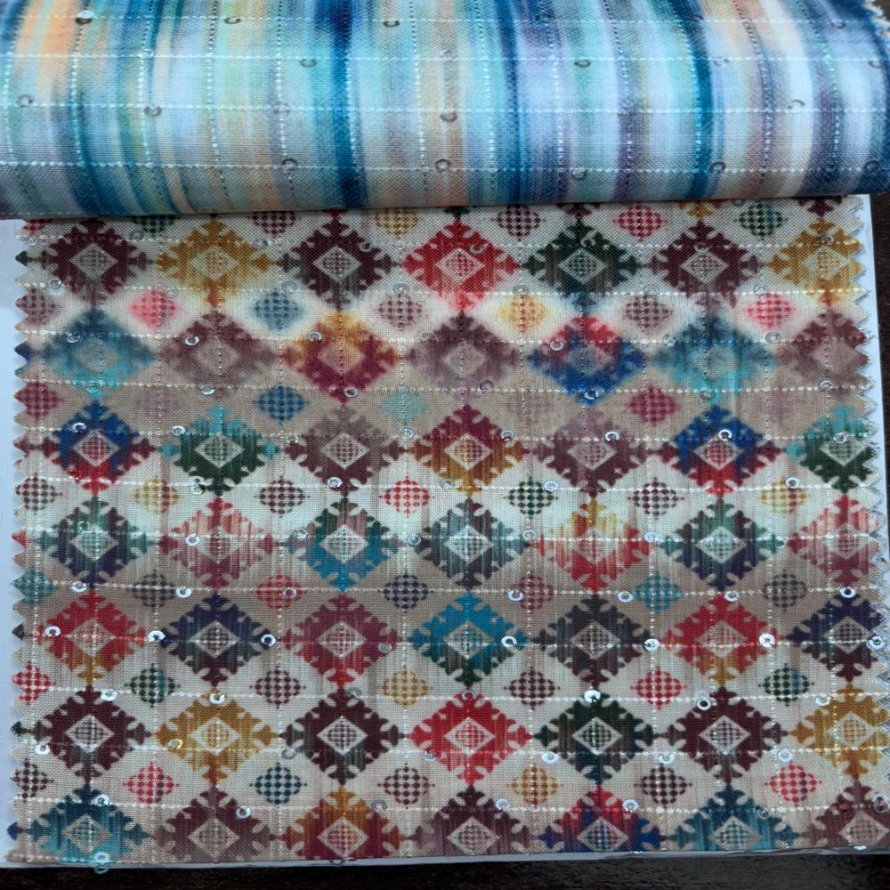 Pure Cotton Digital Printed Fabric