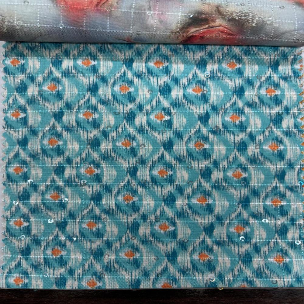 Pure Cotton Digital Printed Fabric