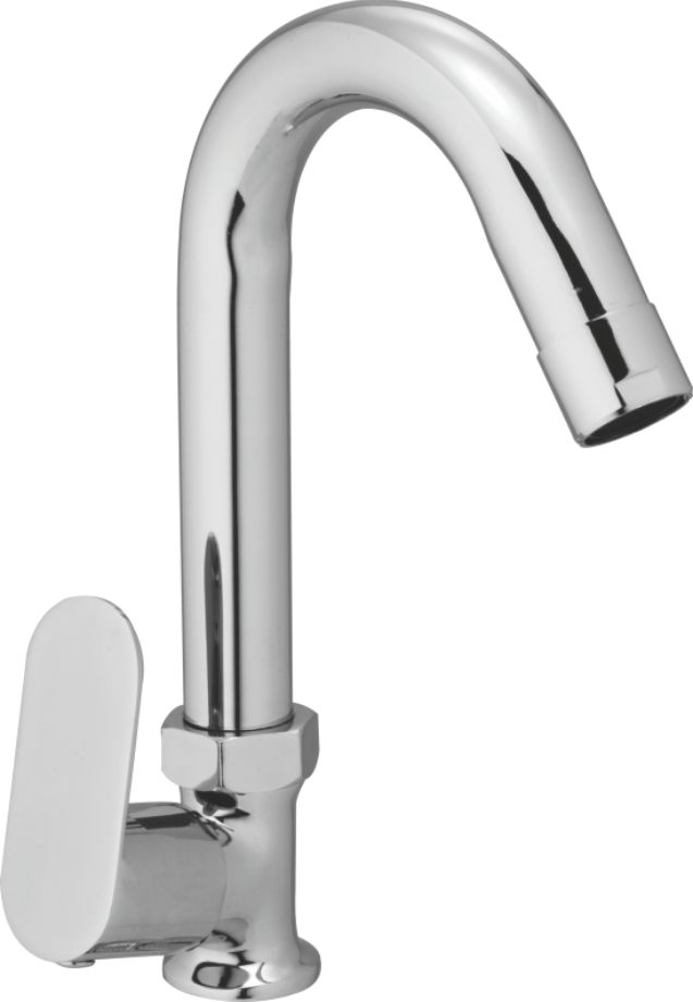 Slim Swan Neck - Brass, Customized Size, Glossy Finish, Round Shape , Nickel Color | Ideal For Bath Hardware Sets