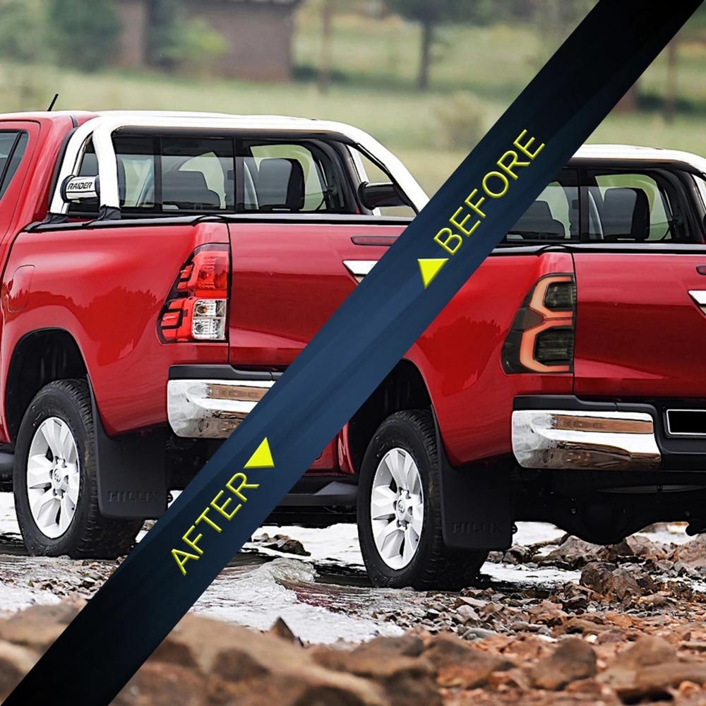K D Taillight Backlight For Toyota Hilux 2022-Now (Smoky Black)