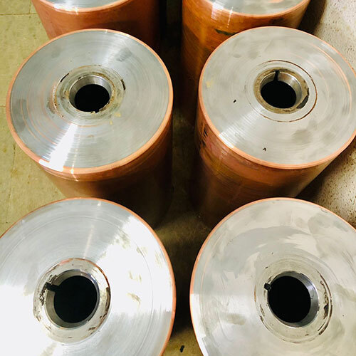 Copper Engraved Cylinders - Color: Silver