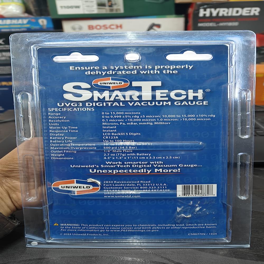 UNIWELD DIGITAL VACUUM / MICRON GAUGE