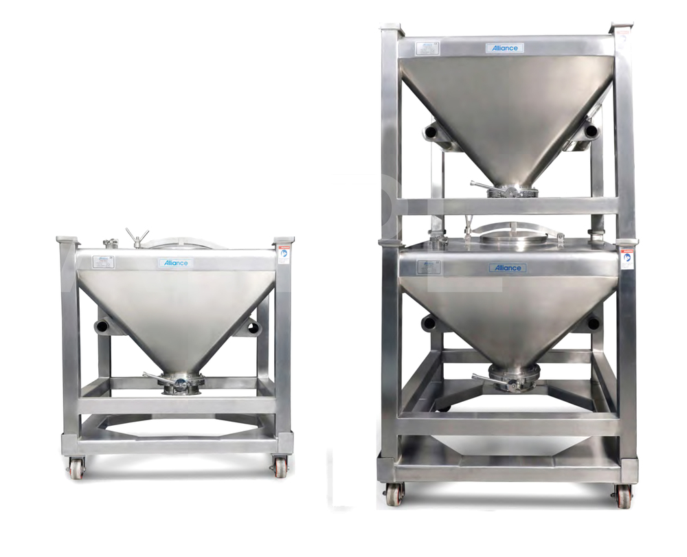 Intermediate Process Container - Color: Silver