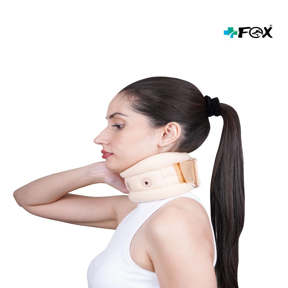 Cervical Collar With Support - Color: Beige