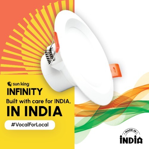 Sun King Energy-efficient 9w Recessed Led Downlights For Home & Office - Body Material: Ceramic